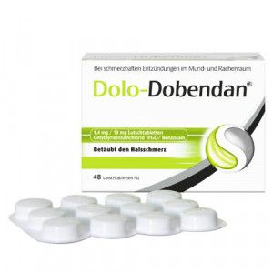 Dolo Dobendan 1 4 Mg 10 Mg Lutschtabletten 48 St Halsschmerz Tabletten Erkaltung Arzneimittel Easyapotheke